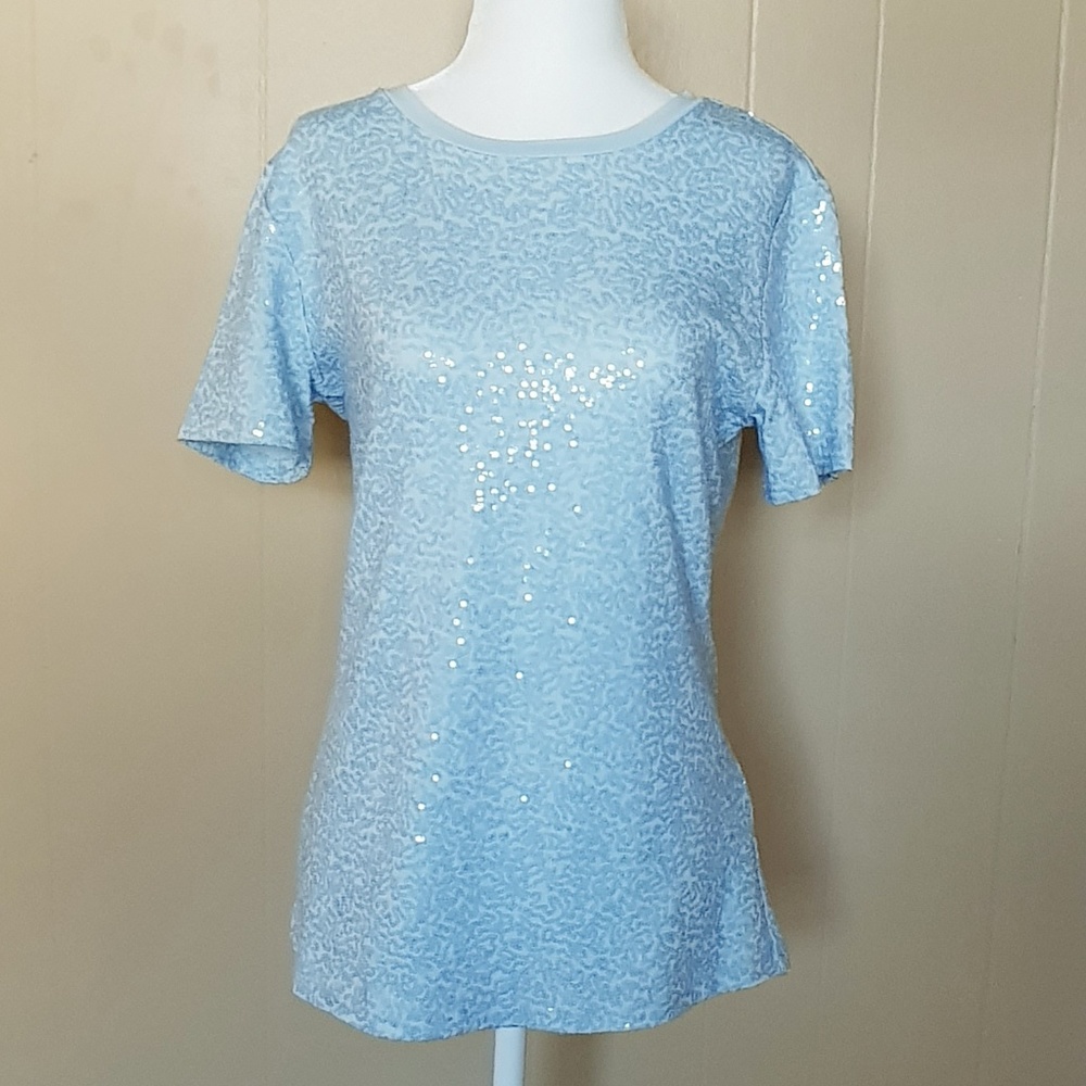 DKNY Glitter Blue Shirt